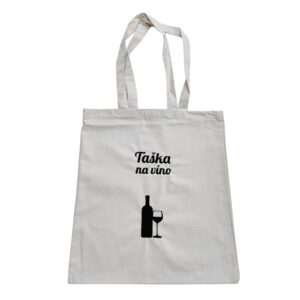 Taška béžová - Taška na víno
