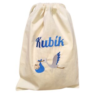 Pytlík s modrým čápem